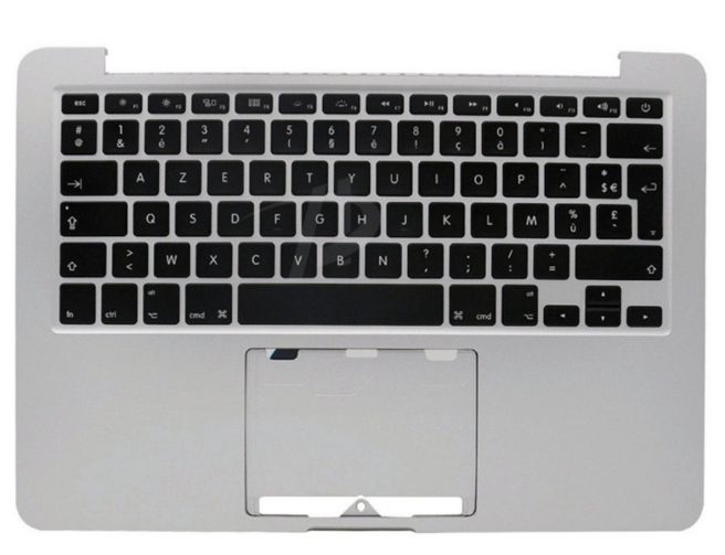 Clavier AZERTY + plasturgie pour APPLE Macbook Pro retina 13" A1502 2013 2014